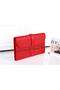 Hermes Jige Clutch Bag Calfskin Leather HQ864 Red  Replica