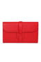 Hermes Jige Clutch Bag Calfskin Leather HQ864 Red  Replica