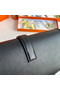 Hermes Jige Elan 29 Clutch Bag In Black Swift Calfskin  Replica