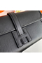 Hermes Jige Elan 29 Clutch Bag In Black Swift Calfskin  Replica