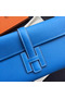 Hermes Jige Elan 29 Clutch Bag In Blue Epsom Calfskin  Replica