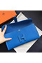 Hermes Jige Elan 29 Clutch Bag In Blue Epsom Calfskin  Replica