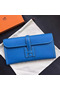 Hermes Jige Elan 29 Clutch Bag In Blue Epsom Calfskin  Replica