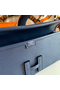 Hermes Jige Elan 29 Clutch Bag In Blue Saphir Epsom Leather  Replica