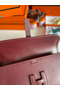 Hermes Jige Elan 29 Clutch Bag In Bordeaux Swift Calfskin  Replica