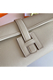 Hermes Jige Elan 29 Clutch Bag In Craie Epsom Leather  Replica