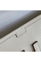 Hermes Jige Elan 29 Clutch Bag In Craie Epsom Leather  Replica