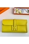 Hermes Jige Elan 29 Clutch Bag In Lime Swift Calfskin  Replica