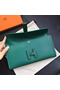 Hermes Jige Elan 29 Clutch Bag In Malachite Epsom Calfskin  Replica