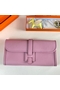 Hermes Jige Elan 29 Clutch Bag In Mauve Sylvestre Swift Calfskin  Replica