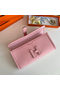 Hermes Jige Elan 29 Clutch Bag In Pink Swift Calfskin  Replica
