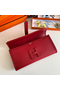 Hermes Jige Elan 29 Clutch Bag In Red Epsom Leather  Replica