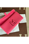 Hermes Jige Elan 29 Clutch Bag In Rose Lipstick Epsom Leather  Replica