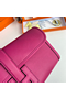 Hermes Jige Elan 29 Clutch Bag In Rose Purple Swift Calfskin  Replica
