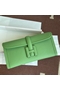 Hermes Jige Elan 29 Clutch Bag In Vert Criquet Epsom Leather  Replica