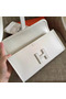Hermes Jige Elan 29 Clutch Bag In White Epsom Calfskin  Replica