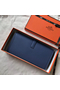 Hermes Jige Elan 29 Clutch In Blue Agate Epsom Leather  Replica