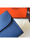 Hermes Jige Elan 29 Clutch In Blue Agate Epsom Leather  Replica