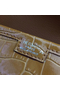Hermes Jige Elan 29 Clutch In Camarel Crocodile Leather  Replica