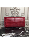 Hermes Jige Elan 29 Clutch In Dark Red Crocodile Leather  Replica