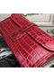 Hermes Jige Elan 29 Clutch In Dark Red Crocodile Leather  Replica