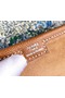 Hermes Jige Elan 29 Clutch In Ocre Suede Calfskin  Replica
