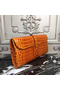Hermes Jige Elan 29 Clutch In Orange Crocodile Leather  Replica