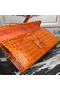 Hermes Jige Elan 29 Clutch In Orange Crocodile Leather  Replica