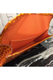 Hermes Jige Elan 29 Clutch In Orange Crocodile Leather  Replica