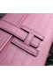 Hermes Jige Elan 29 Clutch In Pink Crocodile Leather  Replica