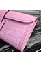 Hermes Jige Elan 29 Clutch In Pink Crocodile Leather  Replica