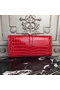 Hermes Jige Elan 29 Clutch In Red Crocodile Leather  Replica