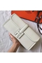 Hermes Jige Elan 29 Clutch In White Epsom Leather  Replica