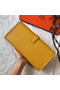 Hermes Jige Elan 29 Clutch In Yellow Epsom Leather  Replica