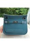 Hermes Jypsiere 31CM Shoulder Bag Calfskin Leather H0880 Blue  Replica
