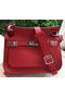 Hermes Jypsiere 31CM Shoulder Bag Calfskin Leather H0880 Red  Replica