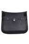 Hermes Jypsiere 34CM Shoulder Bag Silver Hardware Black  Replica