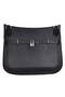 Hermes Jypsiere 34CM Shoulder Bag Silver Hardware Black  Replica