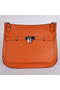 Hermes Jypsiere 34CM Shoulder Bag Silver Hardware Orange  Replica