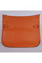Hermes Jypsiere 34CM Shoulder Bag Silver Hardware Orange  Replica