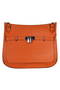 Hermes Jypsiere 34CM Shoulder Bag Silver Hardware Orange  Replica