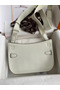 Hermes Jypsiere Mini Handmade Bag In Beton Swift Calfskin  Replica