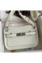 Hermes Jypsiere Mini Handmade Bag In Beton Swift Calfskin  Replica