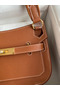Hermes Jypsiere Mini Handmade Bag In Gold Evercolor Calfskin  Replica