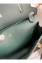 Hermes Jypsiere Mini Handmade Bag In Vert Rousseau Swift Calfskin  Replica