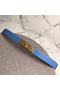 Hermes Kelly 18 Belt In Blue Epsom Leather  Replica