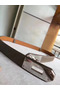 Hermes Kelly 18 Belt In Taupe Epsom Leather  Replica