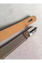 Hermes Kelly 18 Belt In Taupe Epsom Leather  Replica