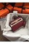Hermes Kelly 19cm Shoulder Bags Epsom Leather KL19 fuchsia  Replica