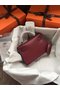 Hermes Kelly 19cm Shoulder Bags Epsom Leather KL19 fuchsia  Replica